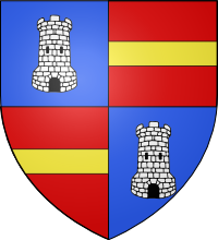 Blason Martin, Martin de Compreignac, de Fontjaudran, du Puytison, de La Bastide