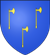 blason  Merlin d'Estreux de Beaugrenier